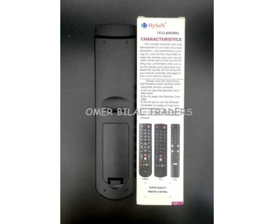 TCL Universal Remote For Smart Led, Tv With Youtube Button