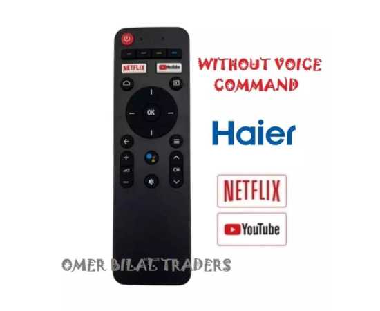 Haier Smart Lcd, Tv Remote With Netflix & Youtube Button
