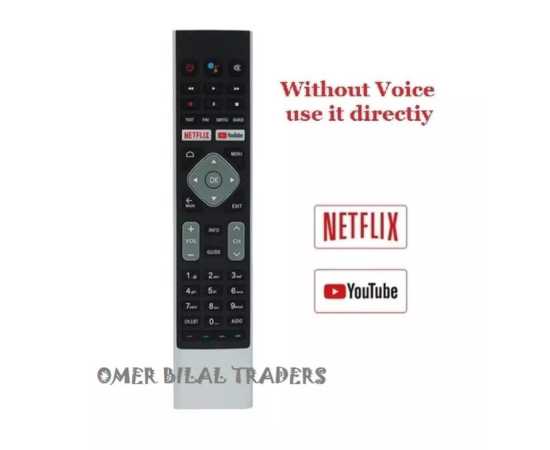 Haier Smart Led Tv Remote Control With Netflix & Youtube Button