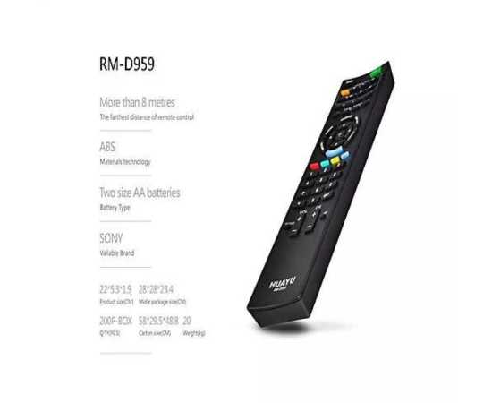 Sony Universal Remote For Smart Lcd & Led - Huayu RM-d959