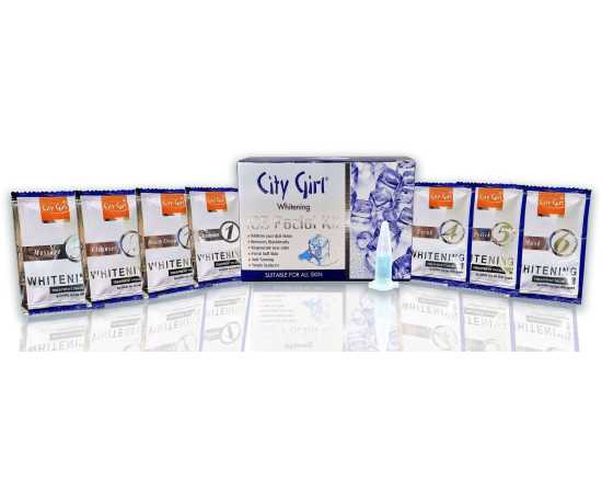 City Girl Ice Facial Sachet Kit 7 Steps