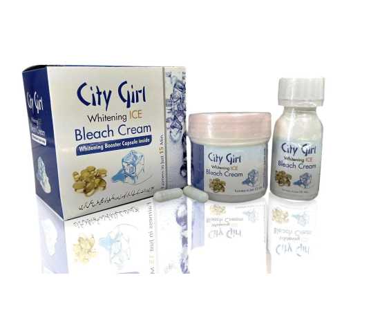 City Girl Ice Bleach Cream Jar