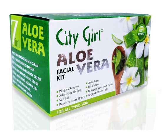 Aloe Vera Facial 7 Steps Sachet Kit