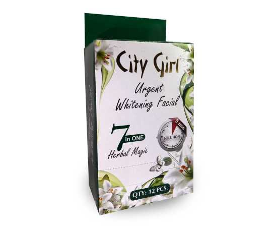7 In 1 Urgent Whitening Facial Sachet 12 Pcs Master