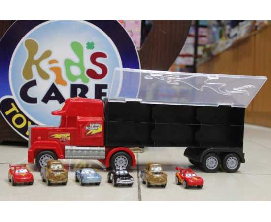 Mc Queen Cars Trailer Truck Toy (Kc5431)Mc Queen Cars Trailer Truck Toy (Kc5431)