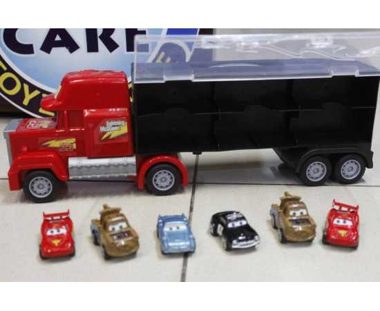 Mc Queen Cars Trailer Truck Toy (Kc5431)