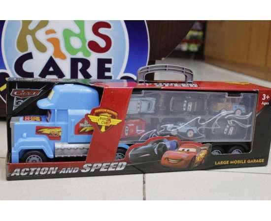 Mc Queen Cars Trailer Truck Toy (Kc5431)