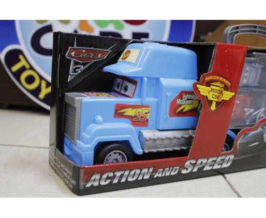 Mc Queen Cars Trailer Truck Toy (Kc5431)