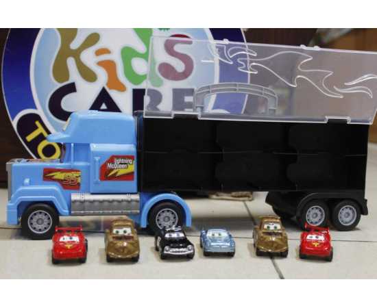 Mc Queen Cars Trailer Truck Toy (Kc5431)