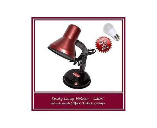 Multicolor Beautiful Universal Antique Study Table Lamp - 220V