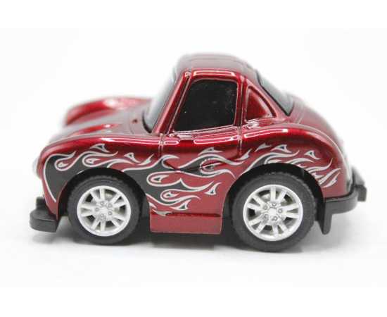 Pull Back Die Cast Model Car Maroon (1300A-2)