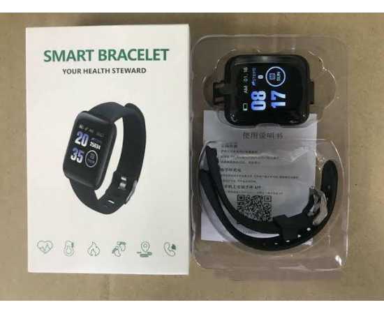 D13 Bluetooth Smart Watch Bracelet With Blood Pressure Heart Rate Monitor
