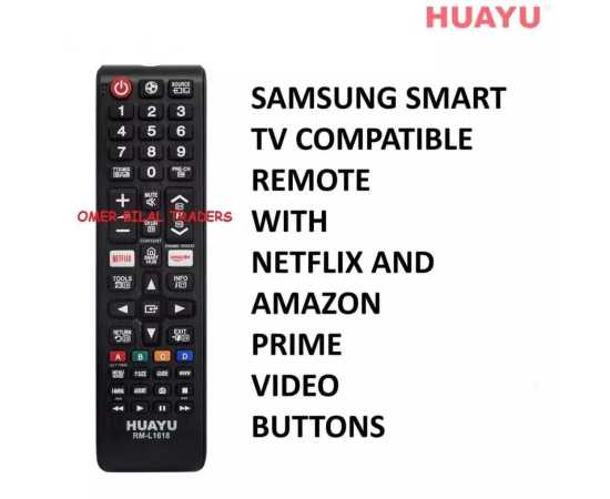 Samsung Universal Remote For Smart Led, Tv - Huayu RM-L1618