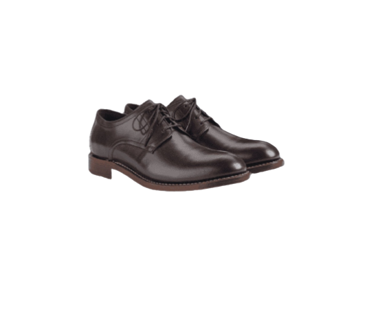 Dress Shoes In Pure Leather For Men - Dark Brown