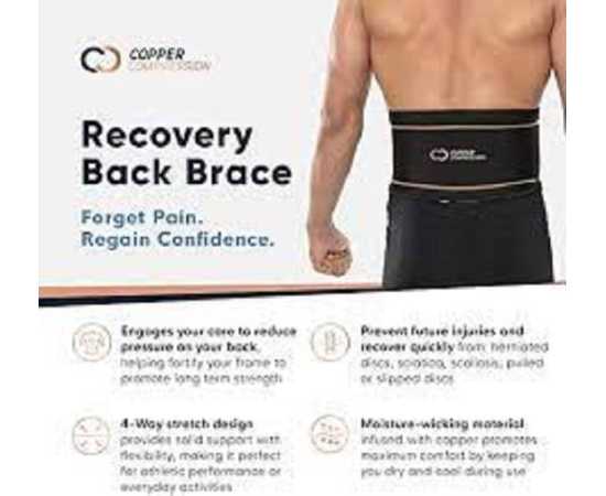 Copper Fit Back Pro Lower Back Support Belt