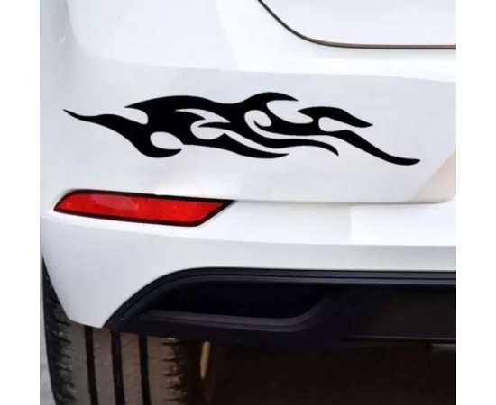 Stylish Fire Sticker For Laptops, Cars & Mobiles - 1 Piece