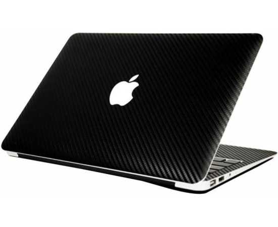 Black Sticker 3D Carbon Fiber 1 Feet Paper Vinyl For Laptops