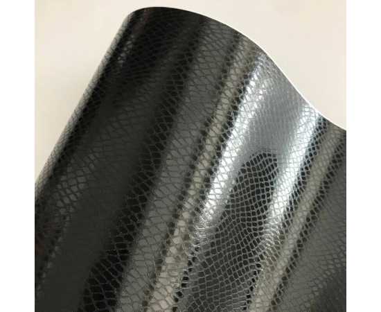 6 X 6 Inches Black Snake Skin Sticker Paper6 X 6 Inches Black Snake Skin Sticker Paper