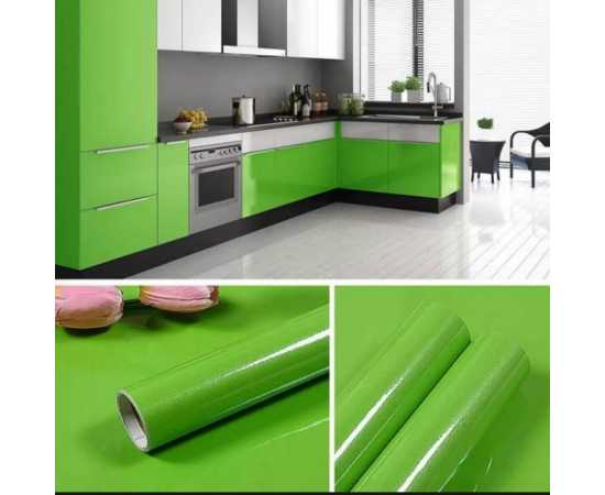 12 X 36 Inches Shiny Parrot Green Light Green Sticker Carbon Pvc Paper 3 Feets