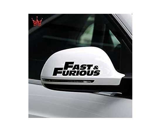 2 X Fast And Furious Car Side Mirror Sticker Stickers For Cars