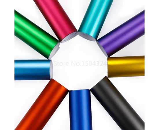 Vinyl Wrap Matte Metallic Vehicle Film 12"X36 Sticker PaperVinyl Wrap Matte Metallic Vehicle Film 12"X36 Sticker Paper
