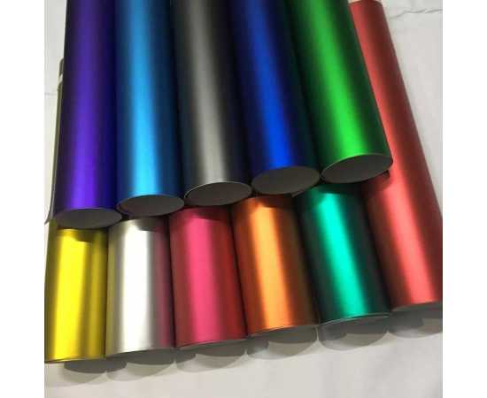 Vinyl Wrap Matte Metallic Vehicle Film 12"X36 Sticker Paper