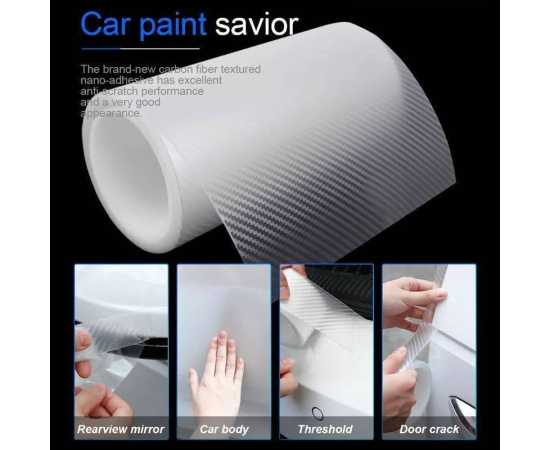 12 X 16 Inches Transparent Sticker 3D Carbon Fiber Sticker Paper 3D Vinyl For Cars