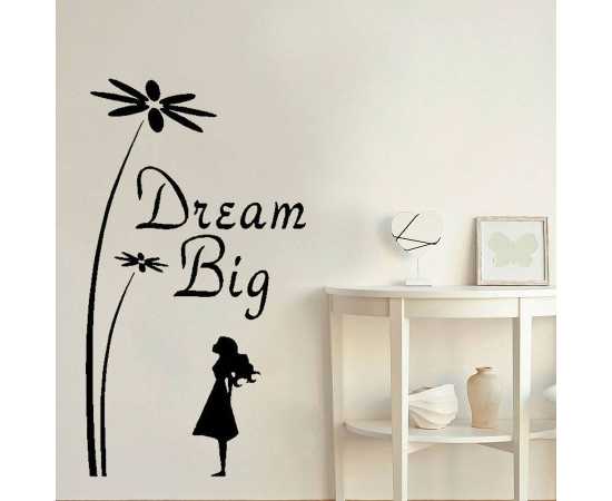 Dream Big Wall Sticker For Girls Room Tree Sticker For Girls Room