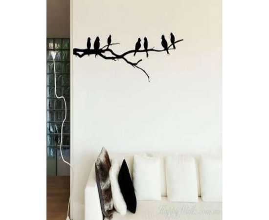 Corner Tree Birds Wall Sticker For Room