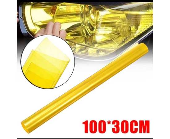 3 Feet Super Glossy Shine Fog Lamination Tape Multi Purpose Car & Bike