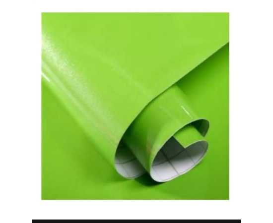 12 X 36 Inches Shiny Parrot Green Light Green Sticker Carbon Pvc Paper 3 Feets