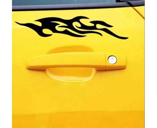 Stylish Fire Sticker For Laptops, Cars & Mobiles - 1 Piece