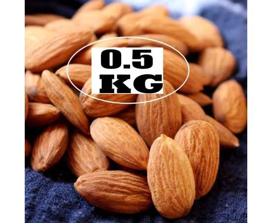 Natural And Fresh American Almonds - 500 Grams Badaam