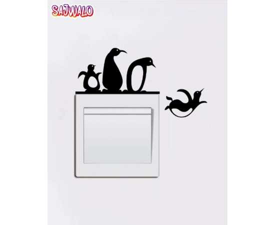 Penguin Switch Sticker Funny Pengoin Switchboard Stickers