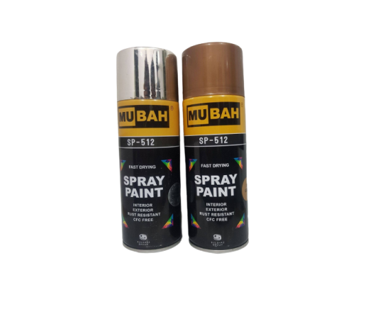 Multipurpose Aerosool Paint Spray Bottles - 300G - Pack Of 2 Bottles