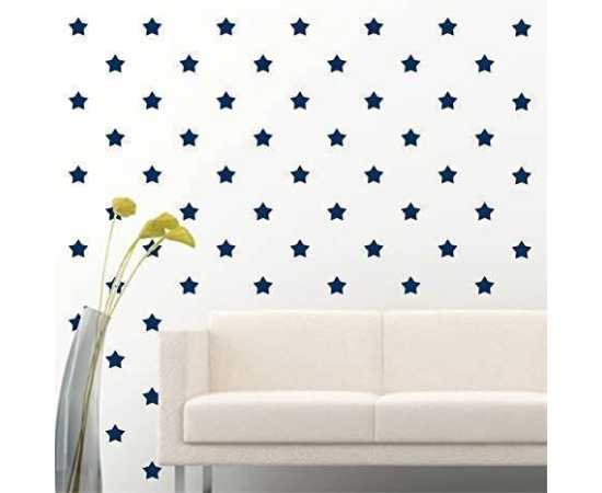 Pack Of 100 Stars Stickers Pvc Multi Colours Wall Stickers