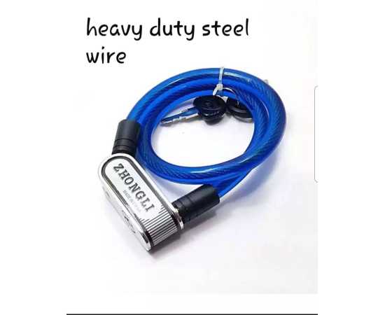 Zhongli  Heavy Duty Wire Lock For Bikes And Bicycles Wirelock