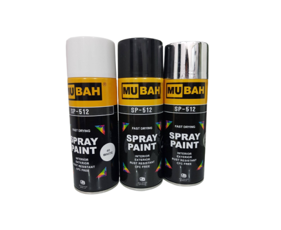 Multipurpose Aerosool Paint Spray Bottles - 300G - Pack Of 3 Bottles