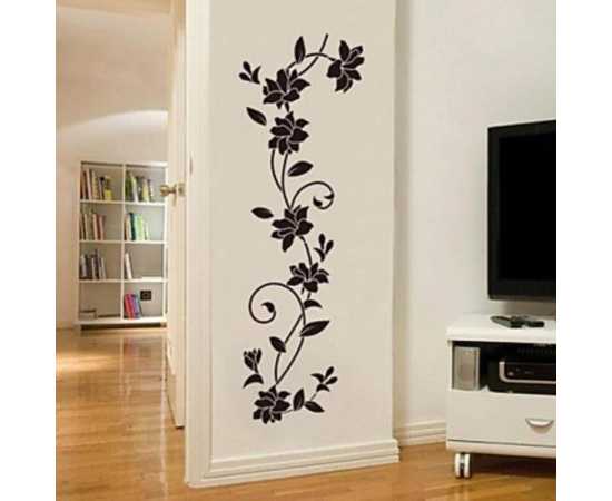 4 Feet's Simple Floral Bail Flowers Wall Sticker