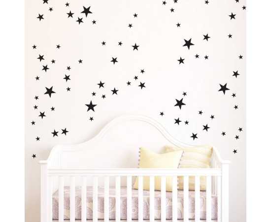 Pack Of 100 Stars Stickers Pvc Multi Colours Wall Pack Of 100 Stars Stickers Pvc Multi Colours Wall StickersStickers