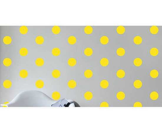 Pack Of 100 Dot Circles Polka Dots Circle Wall Stickers