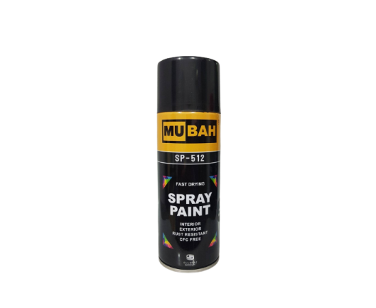 Aerosool Spray Paint Pure Matt Black Super Matt Finish 300G