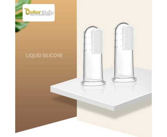 Soft Silicone Safe Rubber Baby Finger Teether - 1 Piece