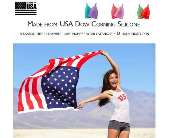 Softer Reusable Menstrual Period Cup  - 1 Piece