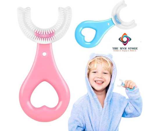 Kids U Shaped Toothbrush - 360° Teeth Cleaning Design