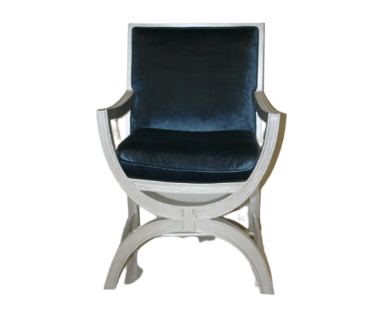 Accent Chair Blue - 1 Piece