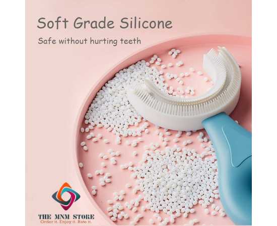 Kids U Shaped Toothbrush - 360° Teeth Cleaning Design