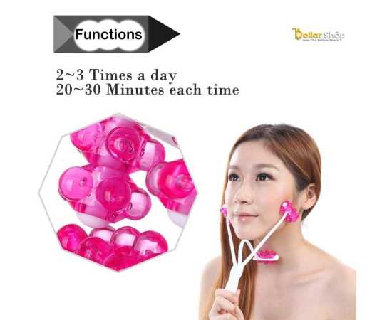 2 In 1 Face Roller Massager Double Chin Remover For Women