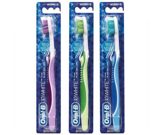 Oral-B Tooth Brush 3D Advantage White Pack Of 3
