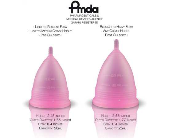 Softer Reusable Menstrual Period Cup  - 1 Piece